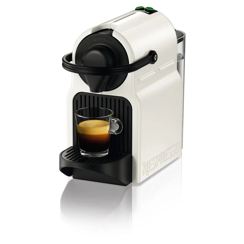 KRUPS Nespresso Inissia YY1530FD blanche vue de trois quarts