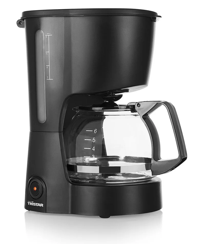 Cafetière filtre Tristar CM-1246 noire avec sa verseuse en verre